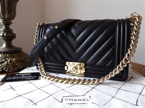 chanel boy lambskin gold hardware|Chanel lambskin medium bag.